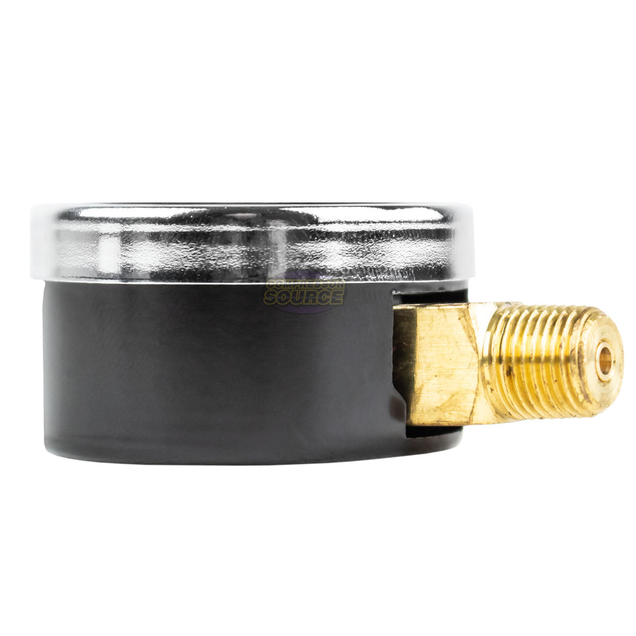 1/8" NPT 0-100 PSI Air Compressor / Hydraulic Pressure Gauge Lower Side Mount With 1.5" Face 101D-158E
