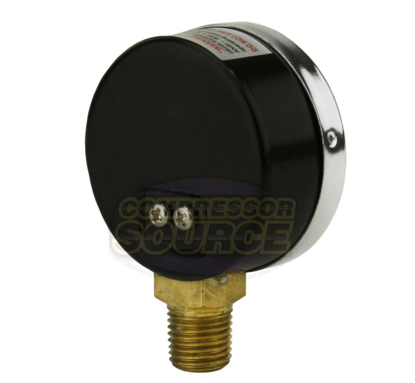 1/4" NPT 0 to -30 PSI Vacuum Air Pressure Gauge Lower Side Mount With 2" Face 101D-204A