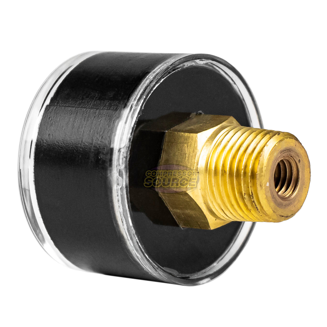 1/8" MNPT Mini Micro Air Pressure Gauge 0-30 PSI 1" Face CBM Center Back Mount 102D-108C