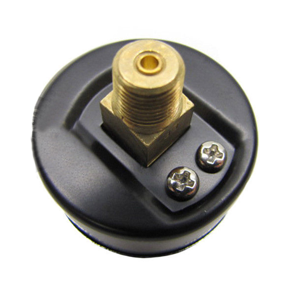 1/8" NPT 0-30 PSI Air Compressor Hydraulic Pressure Gauge Center Back Mount With 1.5" Face 102D-158C