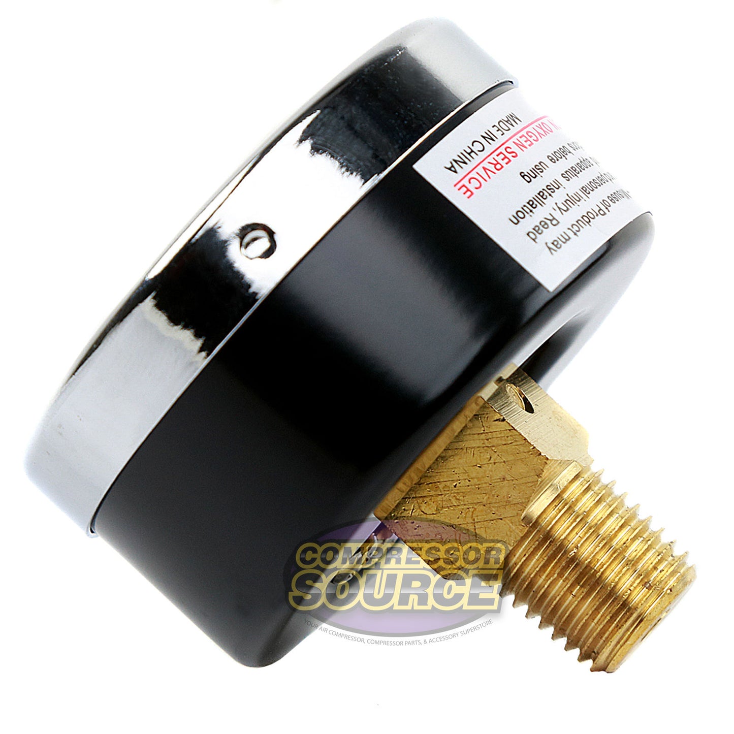 1/4" NPT 0-160 PSI Air Pressure Gauge Center Back Mount With 2" Face