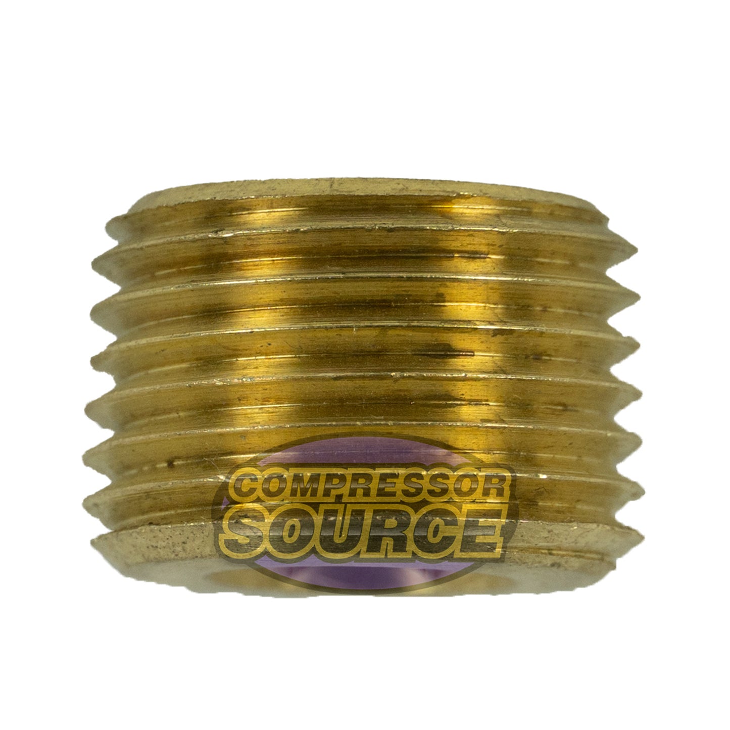 1/2" To 3/8" Female National Pipe Thread Countersunk Hex Head Pipe Plug Fitting