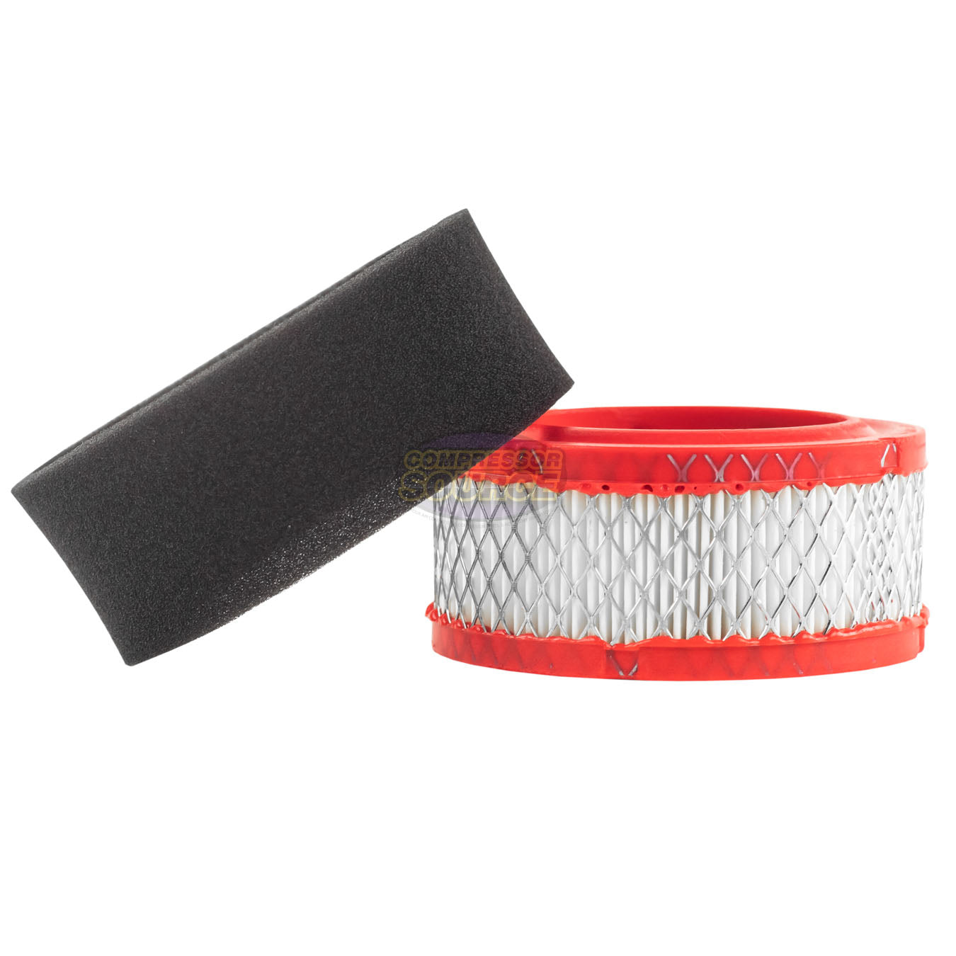 Two Intake Filter Elements For Curtis Air Compressors 2" x 4-3/8" Air Filters