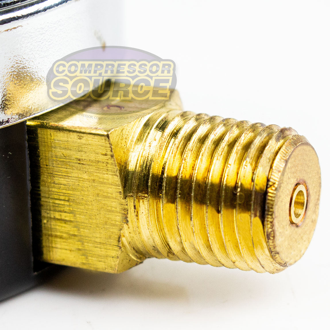 1/4" Air Compressor Hydraulic Pressure Gauge 0-300 PSI 2.5" Bottom Side Mount 101D-254H