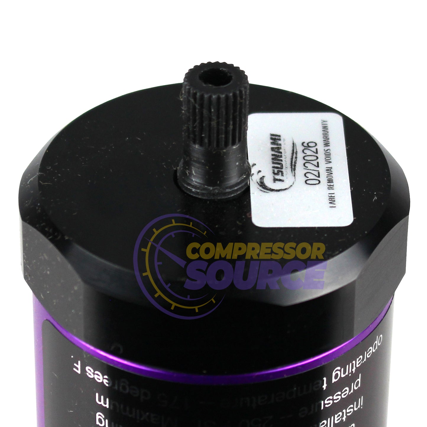 Tsunami 1/4" Air Moisture Water Separator w/ Float Drain 20 Series 21999-0390