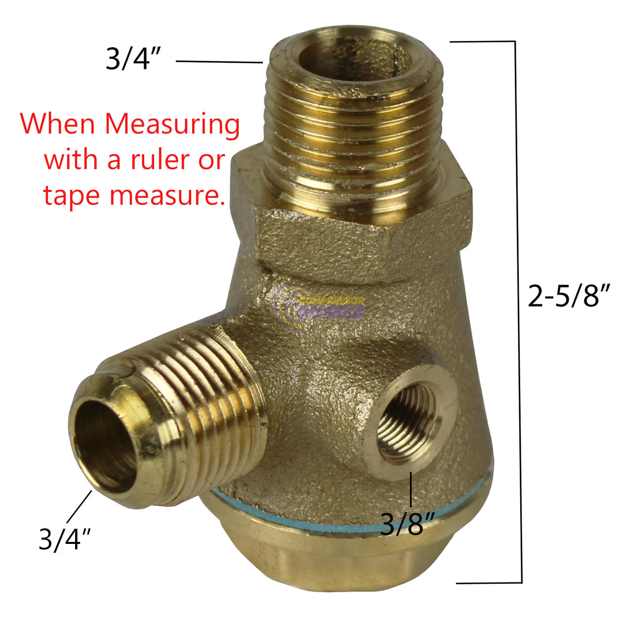 Puma 1/2 Male NPT Air Compressor Check Valve OEM Replacement 2414025T
