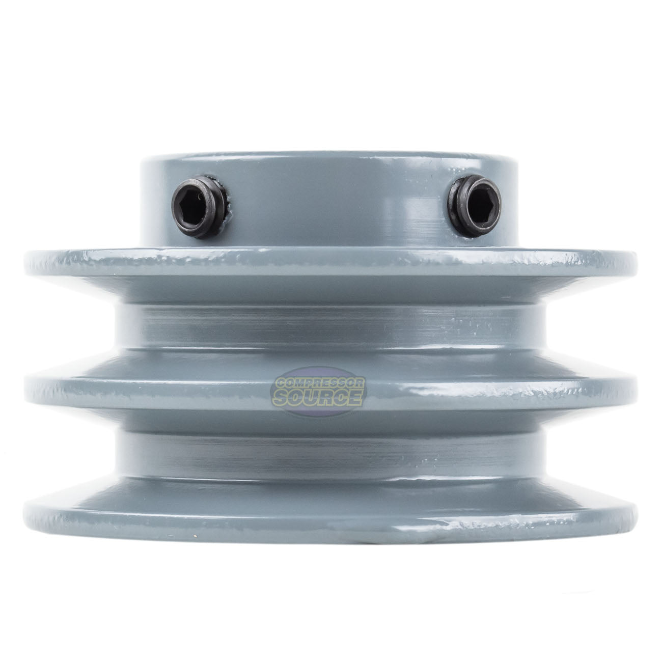 3" Double Groove Pulley fits A Section V-Belt 4L fits 5/8" Keyed Shaft 2AK30