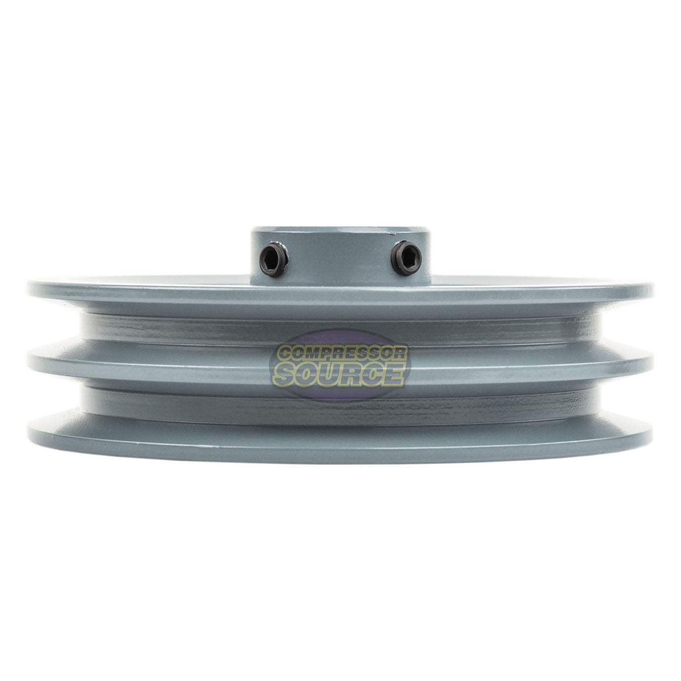 5.5" Double Groove Pulley fits A Section V-Belt 4L fits 5/8" Shaft 2AK56