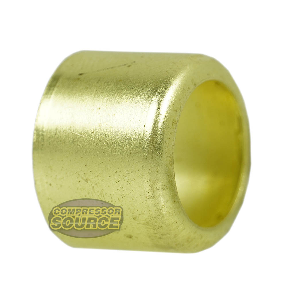 Brass Ferrule 3/4" Outer Diameter 1/2" Inner Diameter Smooth Crimp 2-pack 32565