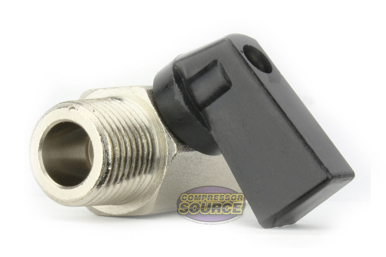 Mini 3/8" Male x 3/8 Inch Male NPT Brass Ball Shut Off Valve Water Air Fluid WOG 50120