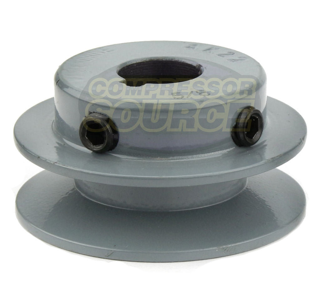 2.25" Single Groove Pulley fits A Section V-Belt 4L fits 5/8" Shaft AK22