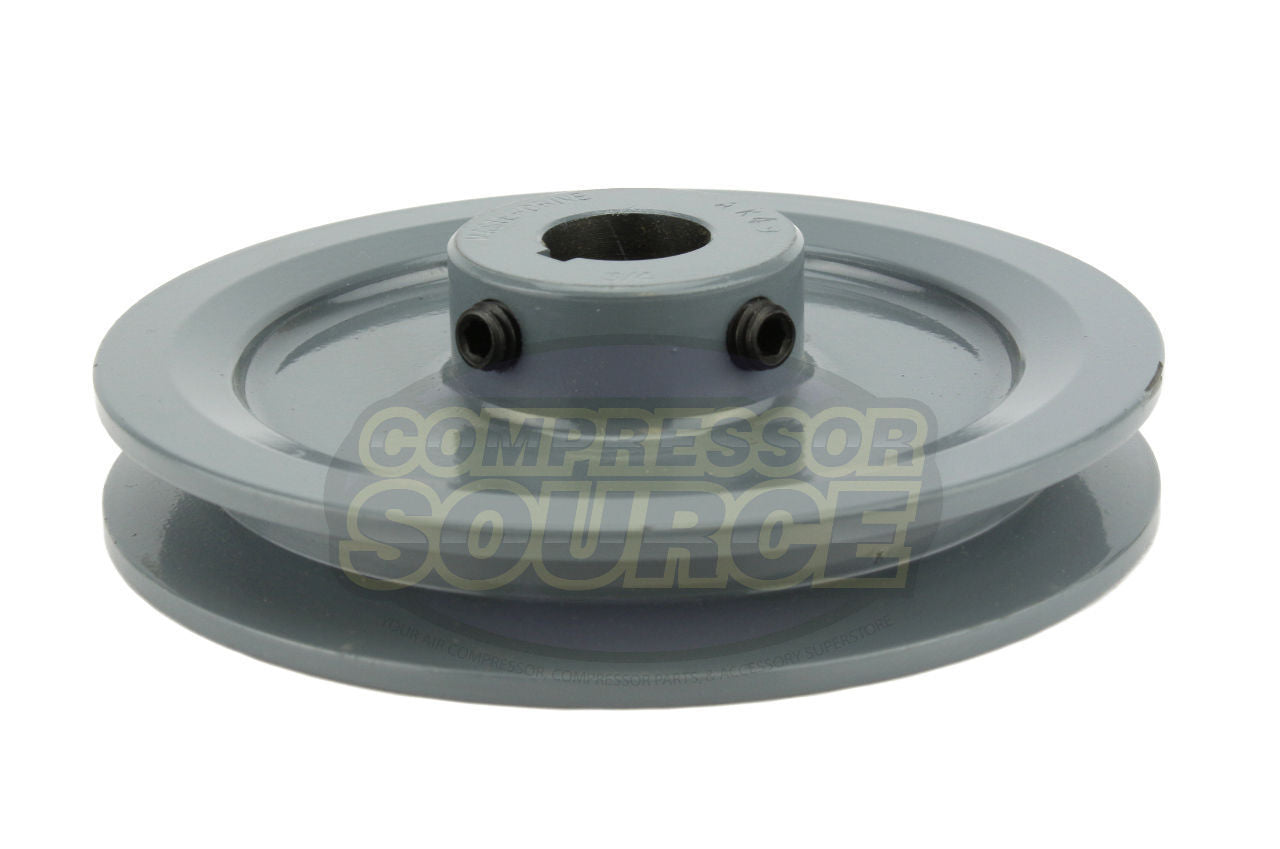 4.75" Single Groove Pulley fits A Section V-Belt 4L with 3/4" Sheave Bushing AK49