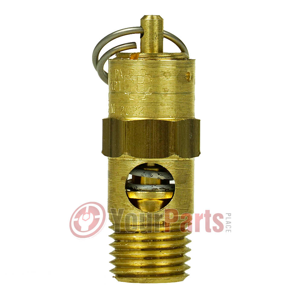 1/4" MNPT Brass 165 PSI Safety Relief Pop Off Valve Conrader
AS250165