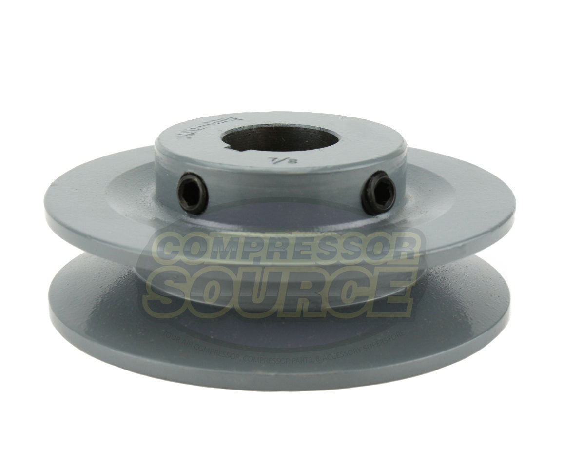 3.75" Single Groove Pulley fits B Section V-Belt 5L with 7/8" Sheave Bushing BK36