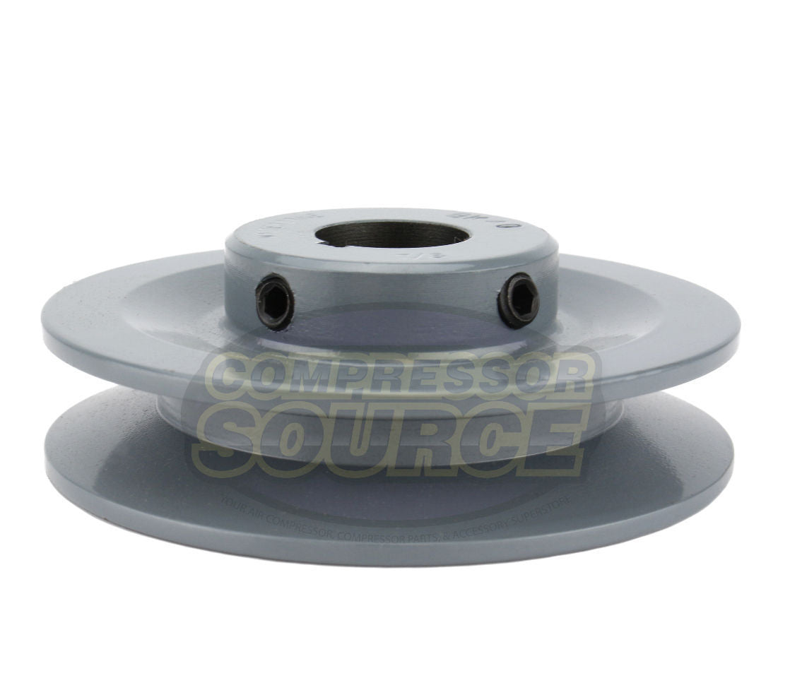 4" Single Groove Pulley fits B Section V-Belt 5L fits 7/8" Keyed Shaft BK40