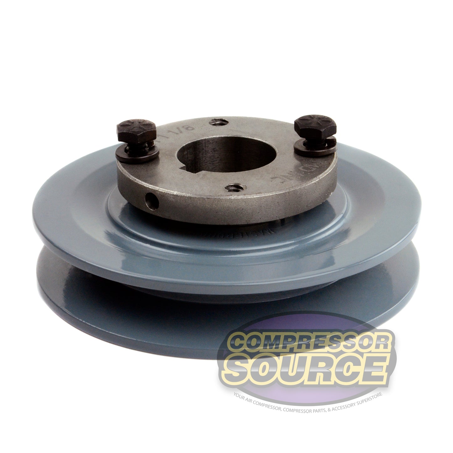 4.5" Single Groove Pulley fits B Section V-Belt 5L with 1-1/8" Sheave Bushing BK47H