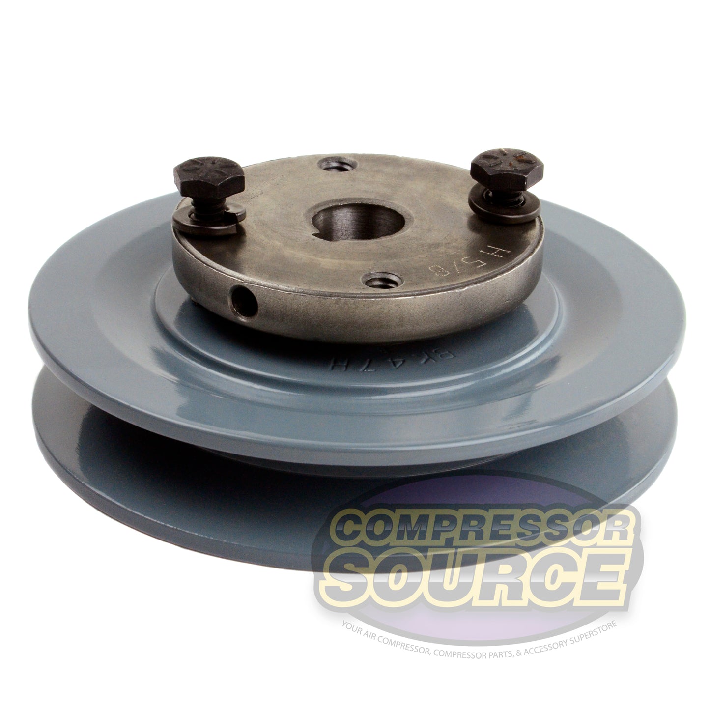 4.5" Single Groove Pulley fits B Section V-Belt 5L with 5/8" Sheave Bushing BK47H
