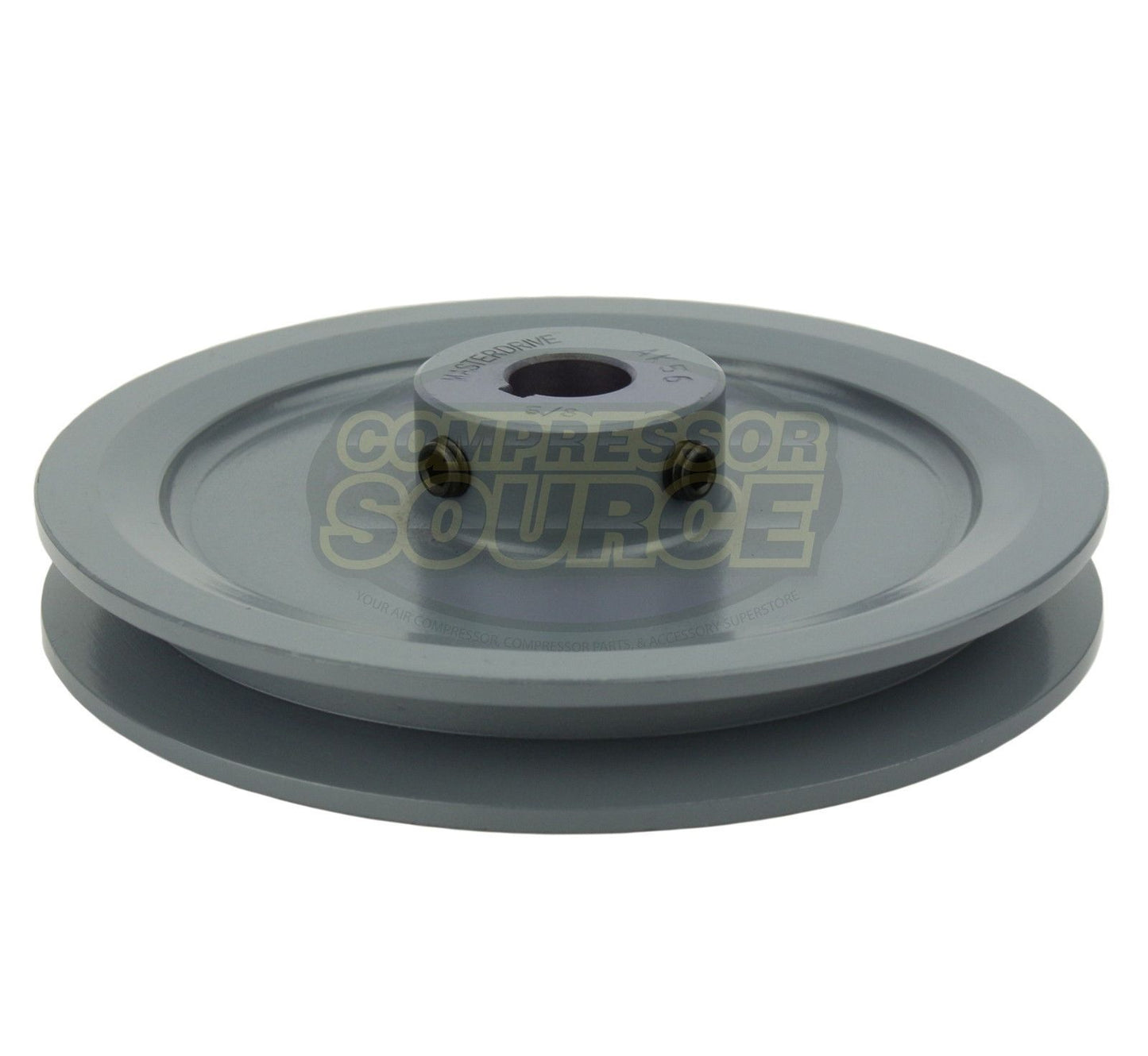 5" Single Groove Pulley fits B Section V-Belt 5L fits 5/8" Keyed Shaft BK52