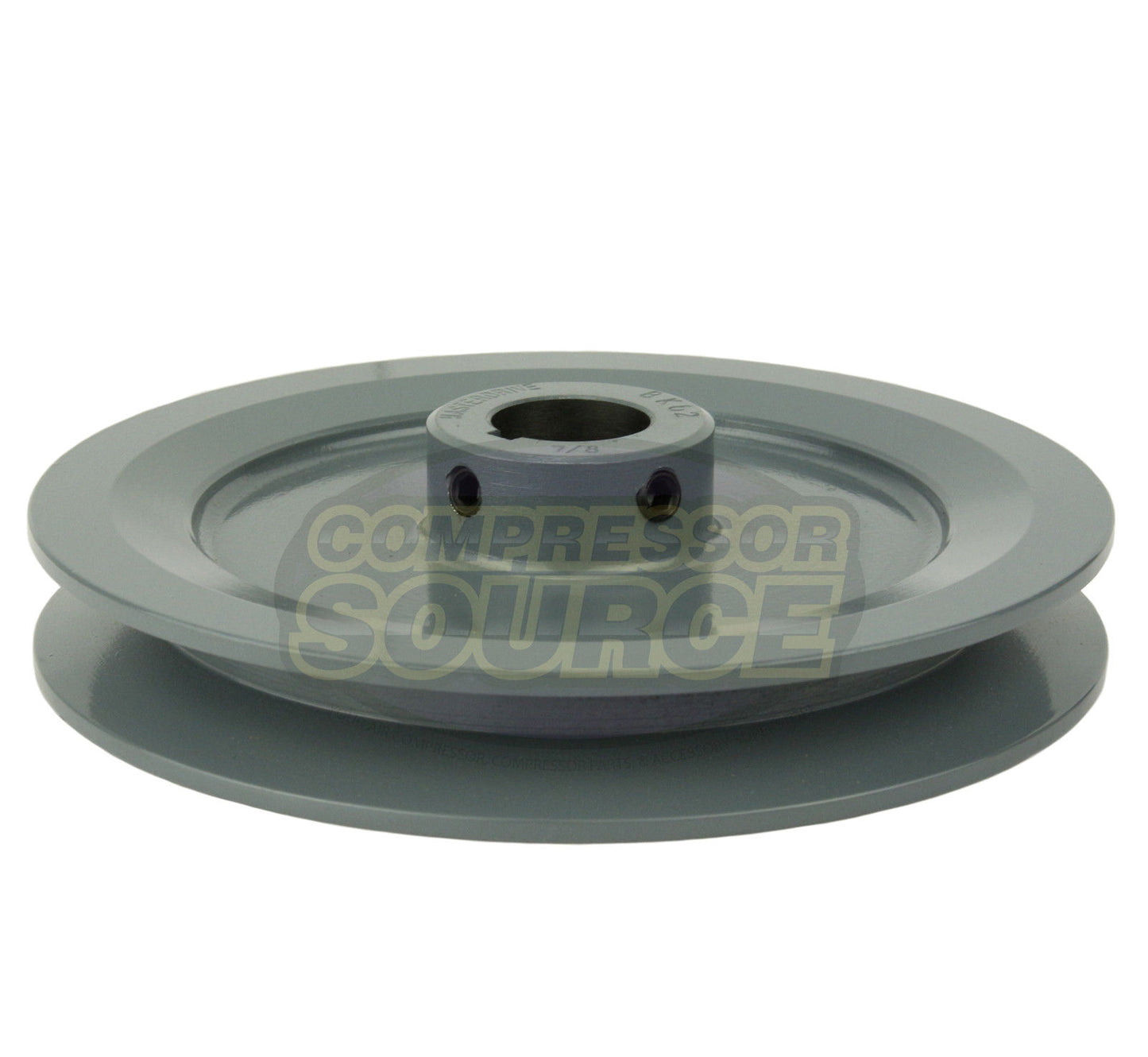 6" Single Groove Pulley fits B Section V-Belt 5L fits 7/8" Keyed Shaft BK62