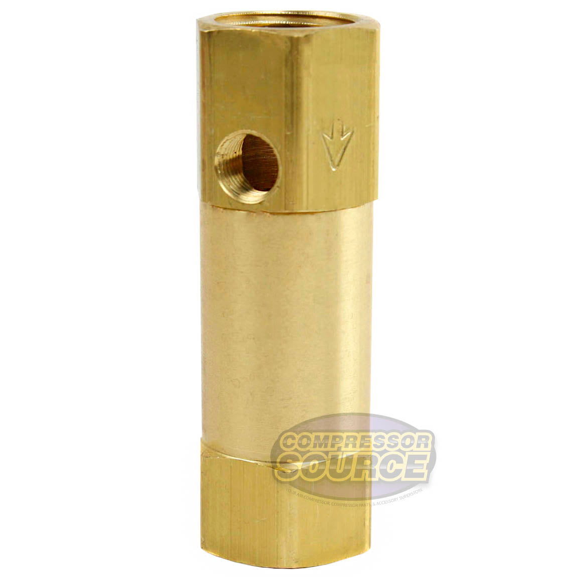 1/2" x 1/2 Inch Female NPT In Line Brass Compressed Air Check Valve CIL1212U