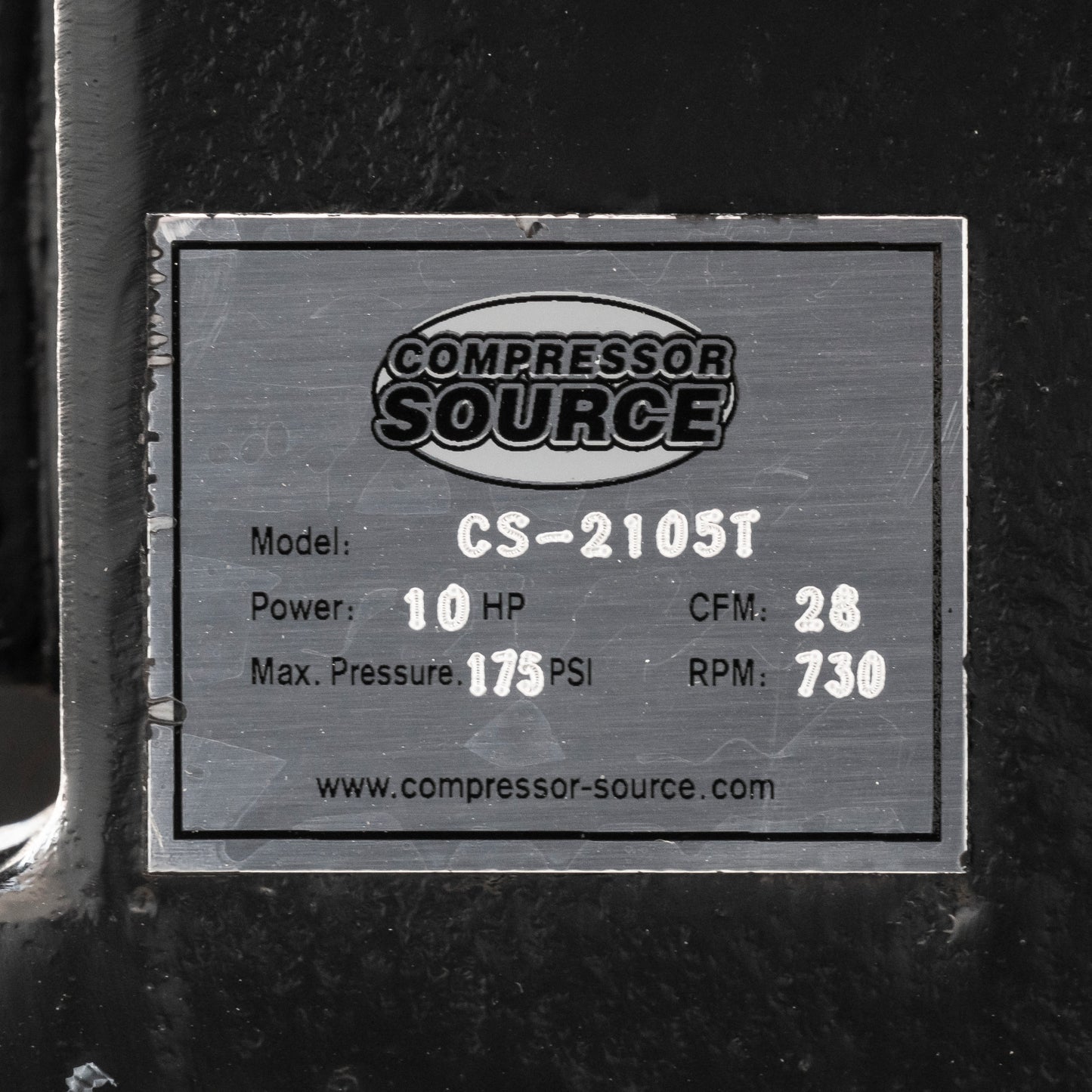 10 HP 2 Stage 4-Cylinder 36 CFM Air Compressor Pump CS2105T