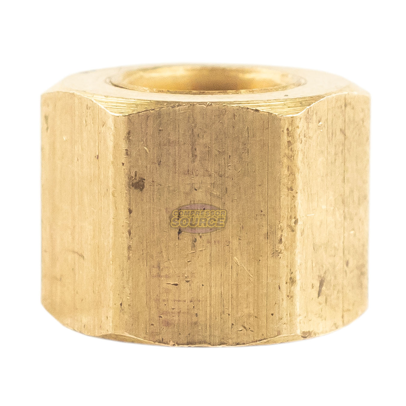 1/4" Compression Nut & Ferrule Combo for 1/4" OD Tube Brass Captive Sleeve Nut