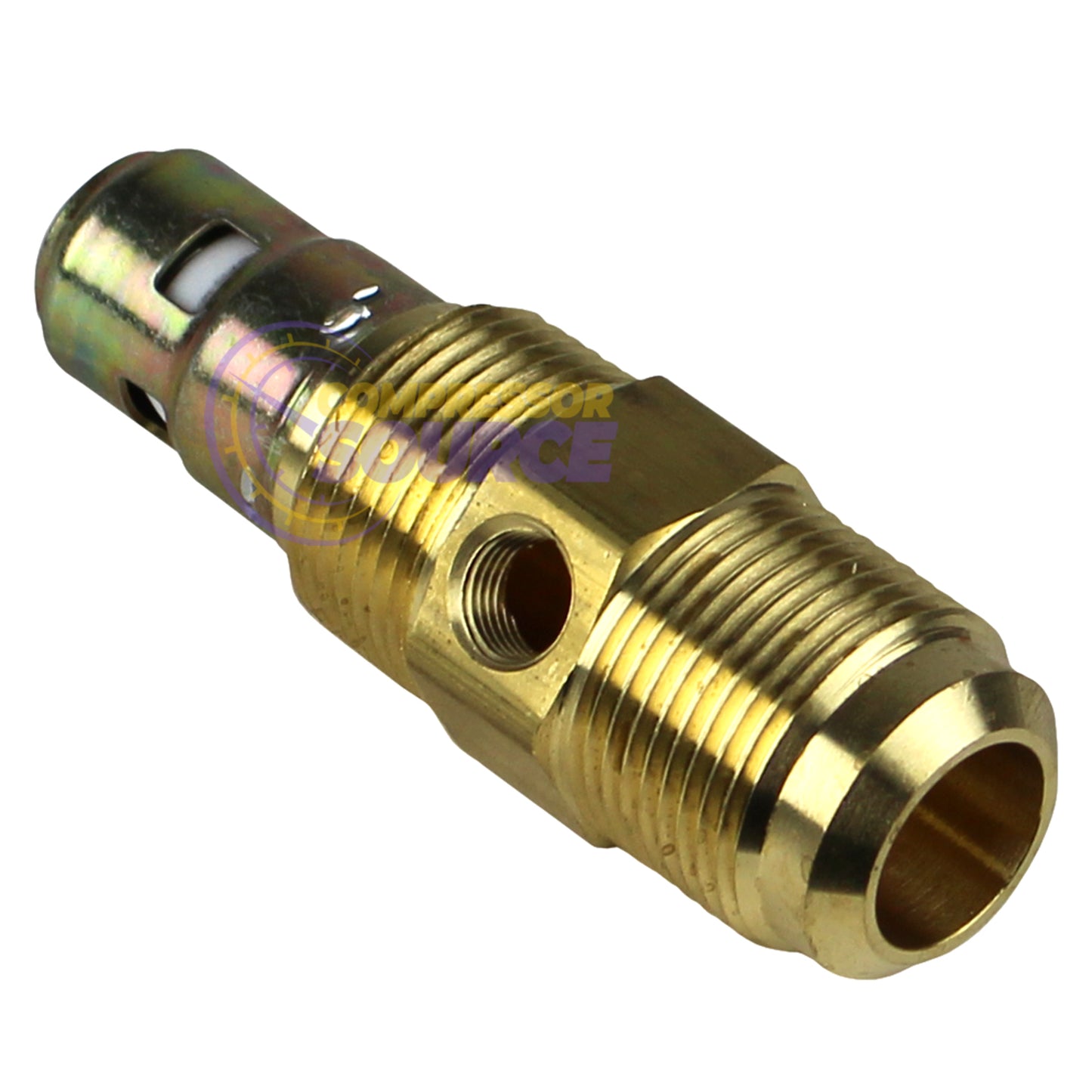 In Tank Brass Check Valve 3/4" Male NPT x 3/4" Flare with Extra Side Port