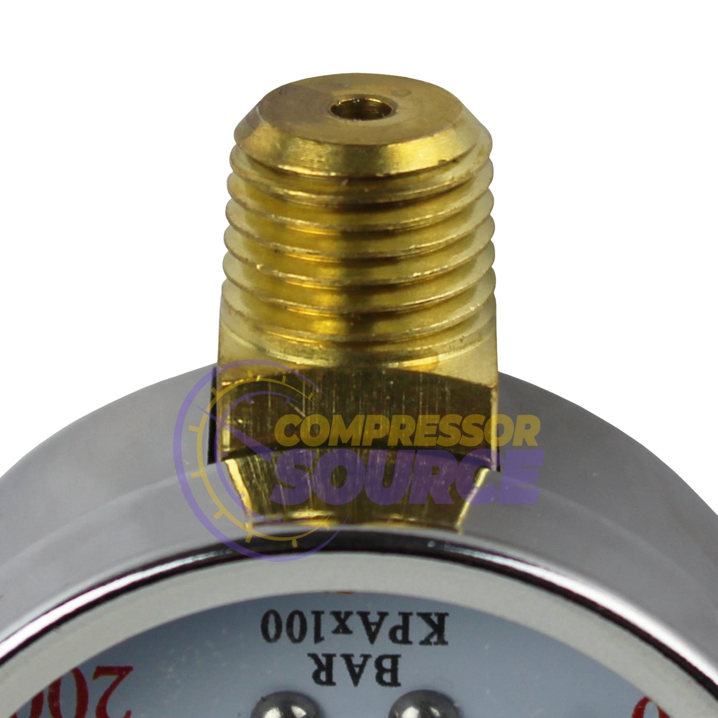 2" Face 0 - 200 PSI Pressure Gauge 1/4" NPT Side Mount
