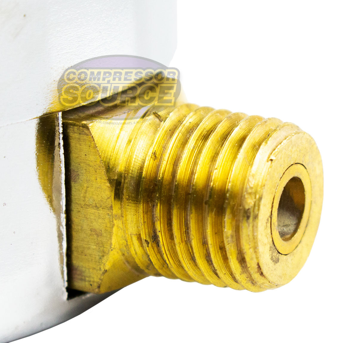 1/4" 0-300 PSI 2.5" Side / Lower Mount Air Pressure Gauge Compressor / Hydraulic