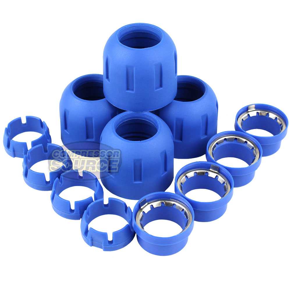 Multi Directional 3/4" Fastpipe Cross Fitting Aluminum Compressed Air Piping F1051