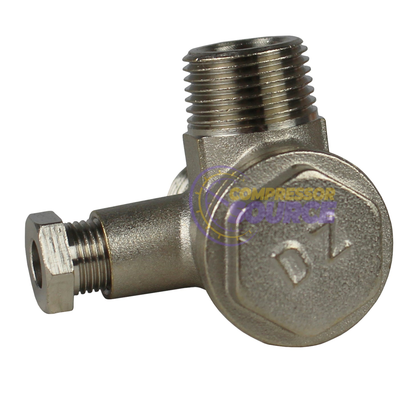 Rolair Bull Model Air Compressor Check Valve FC347043000 90° OEM Replacement