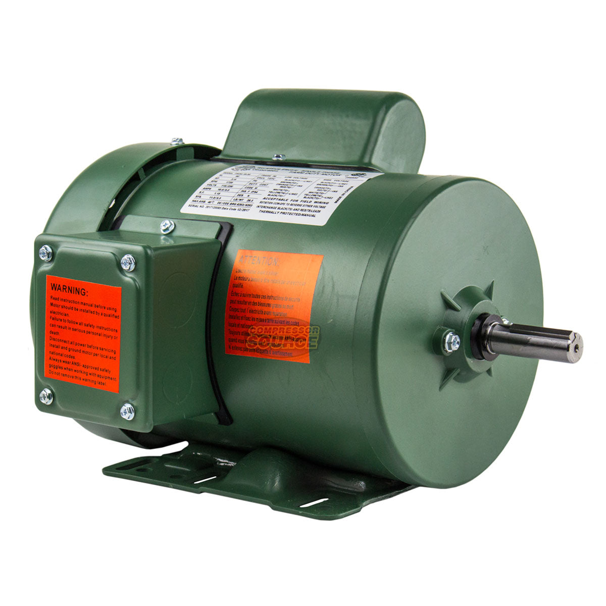 3/4 HP 1 Phase Farm Duty Motor 1725 RPM 56 Frame TEFC | FM34-18-56