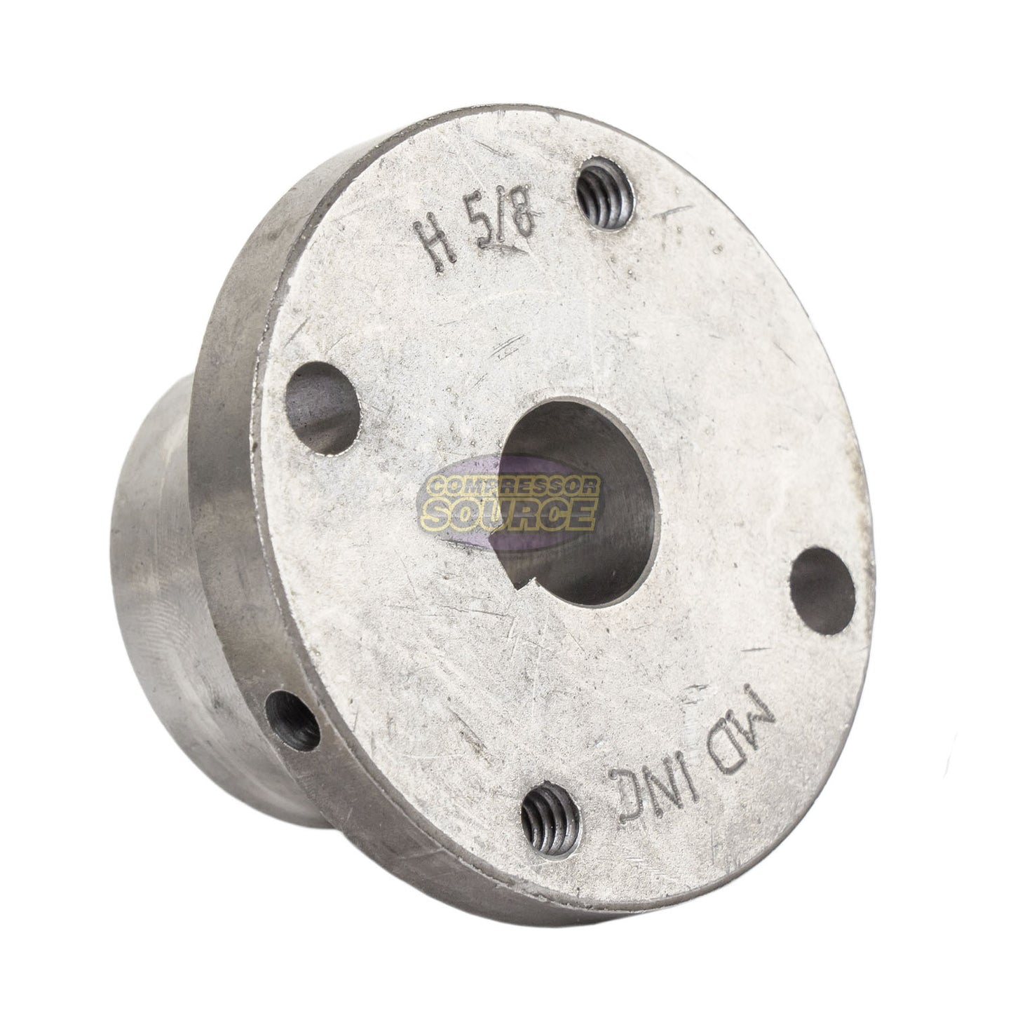 5" Single Groove Pulley fits B Section V-Belt 5L with 5/8" Sheave Bushing BK52H