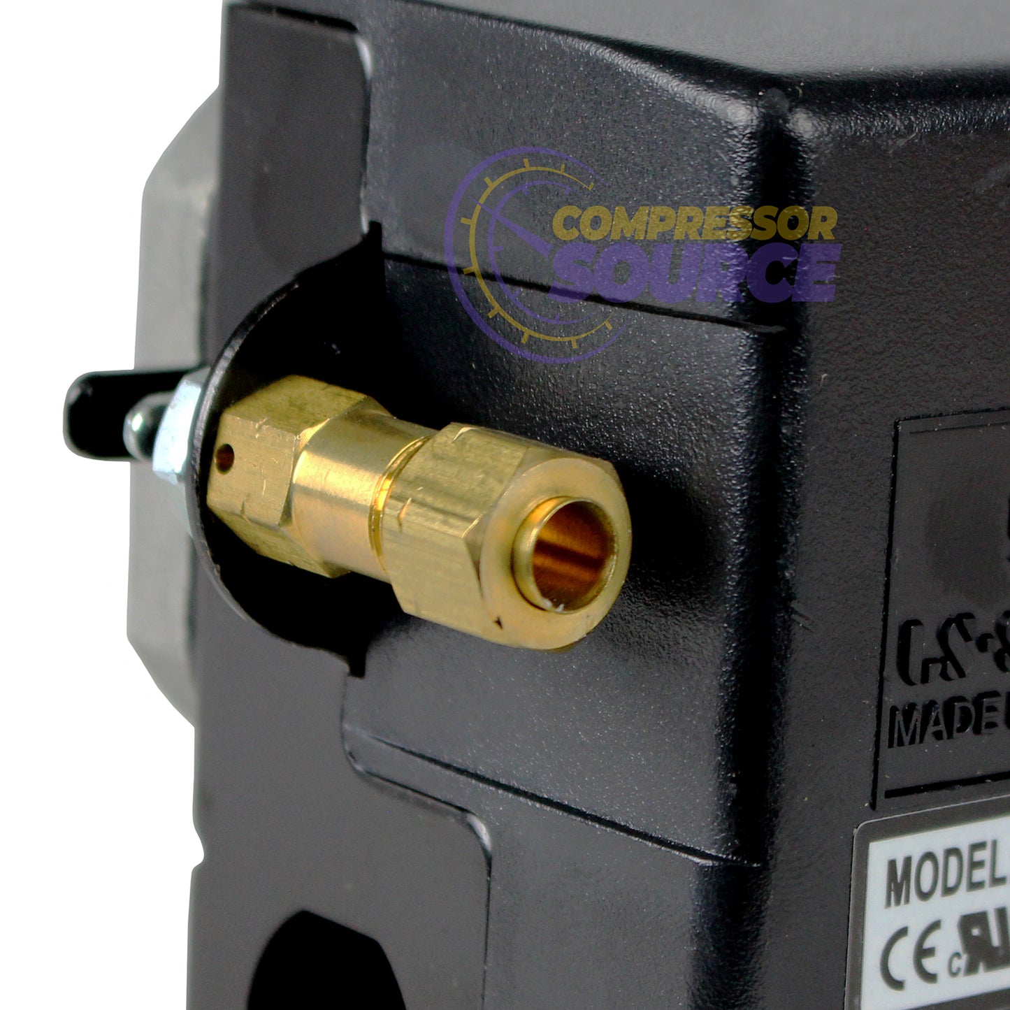 Single Port 25 Amp 95-125 PSI Heavy Duty Air Compressor Pressure Switch