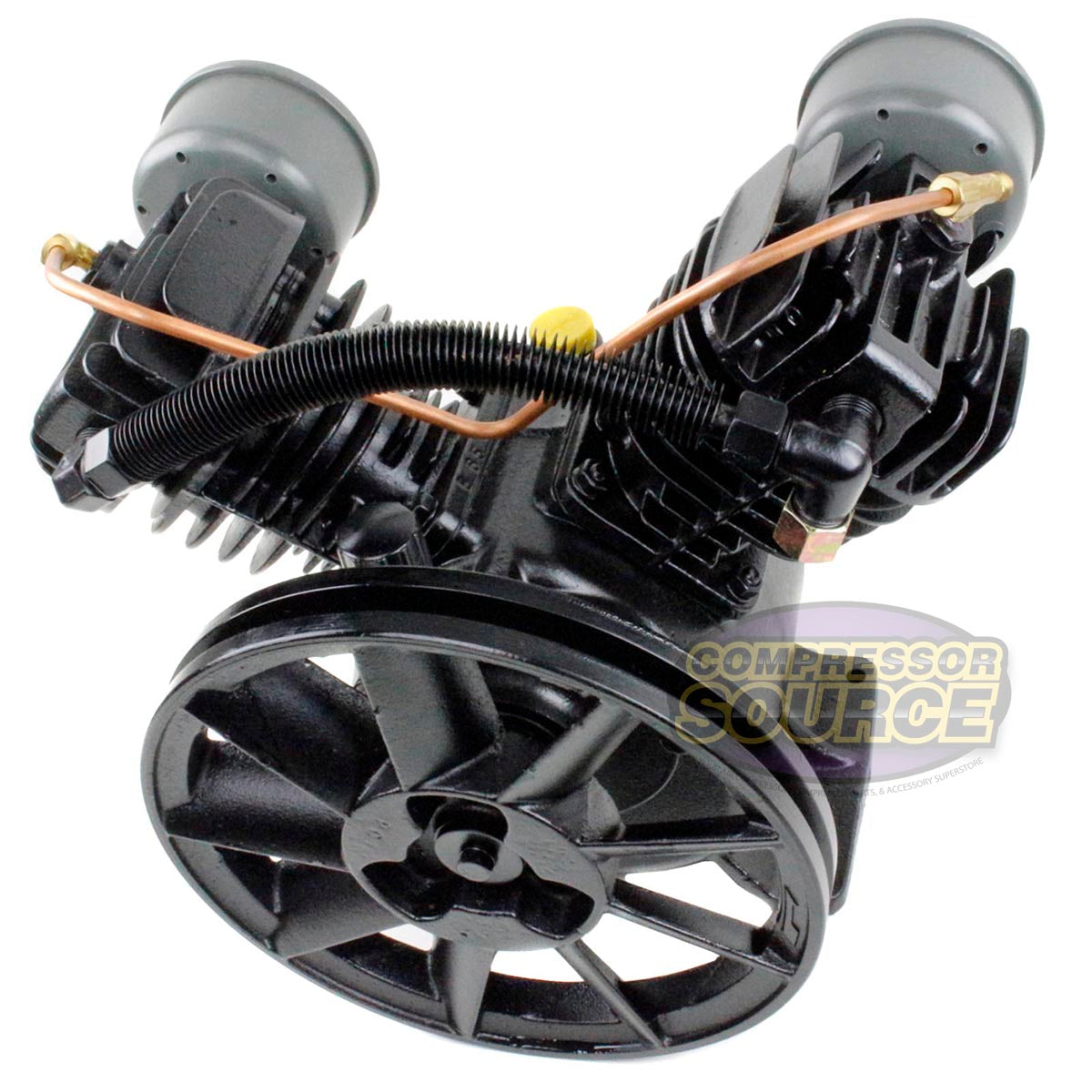 Puma 2 HP Single Stage 2-Cylinder 15 SCFM Air Compressor Pump PUK-60