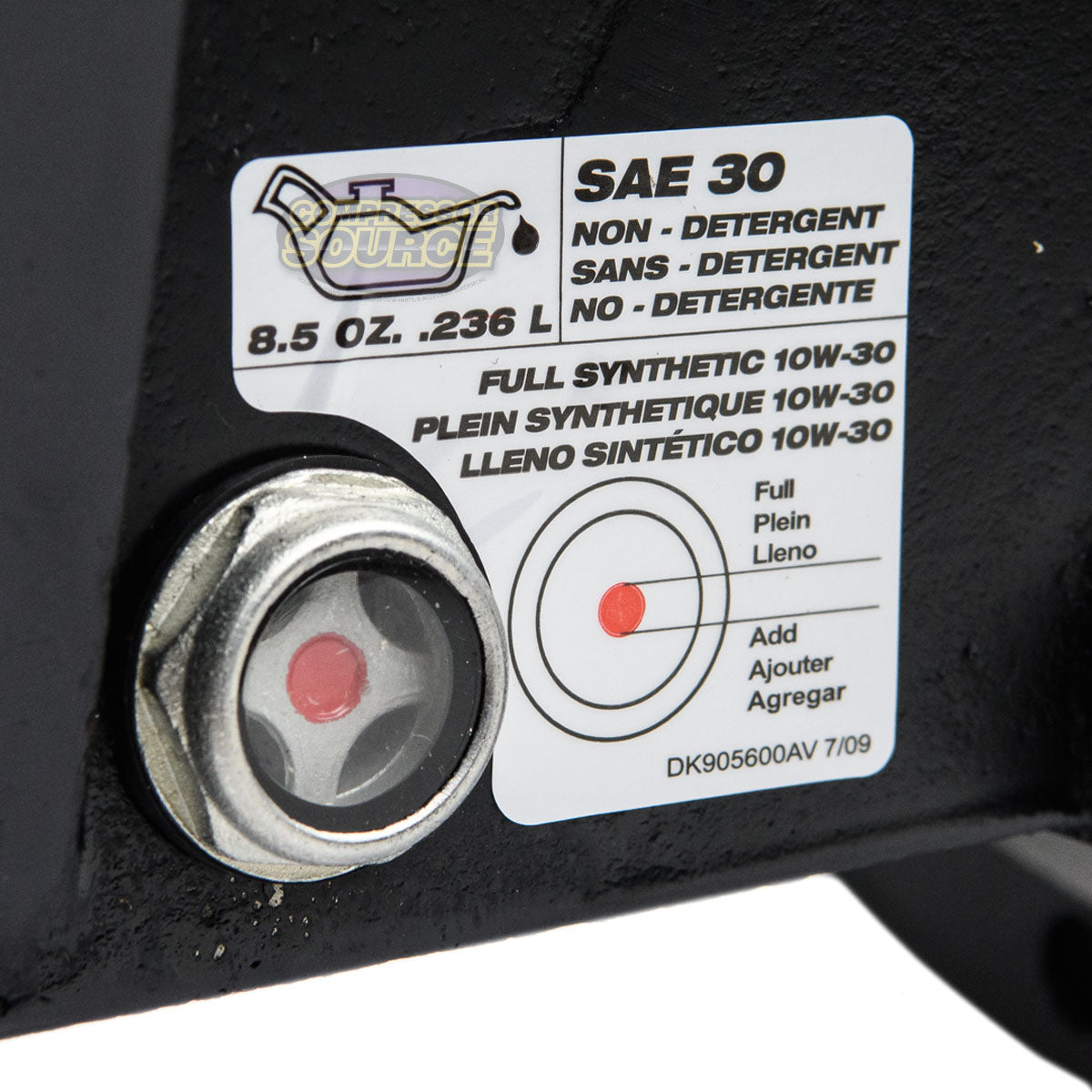 3 HP Campbell Hausfeld VT4923 Single Stage 2-Cylinder 12 SCFM Air Compressor Pump VT490000AV