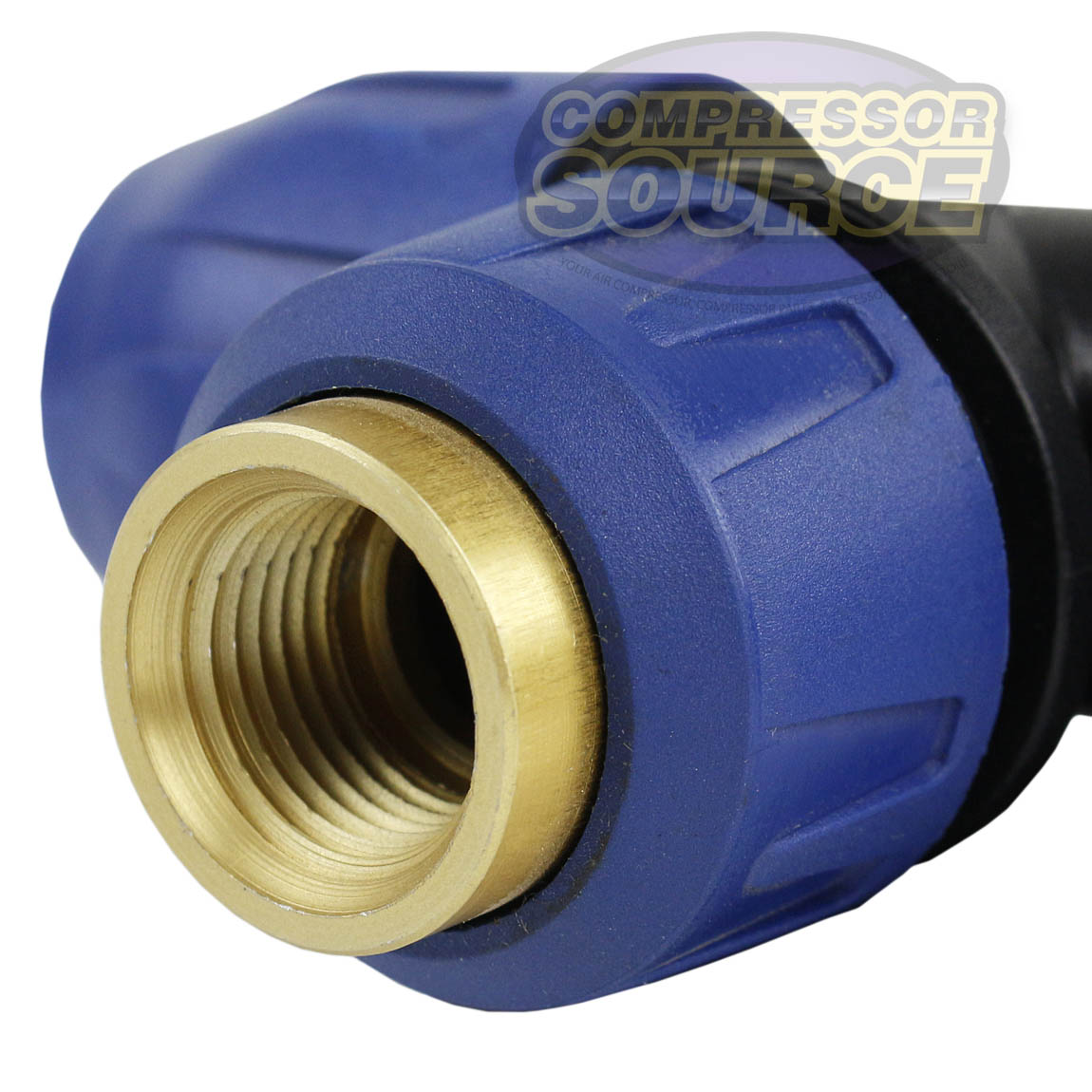 3 Way Tee Fitting Quick Line Connector Compressed Air Tubing QLTPPA020048NPT