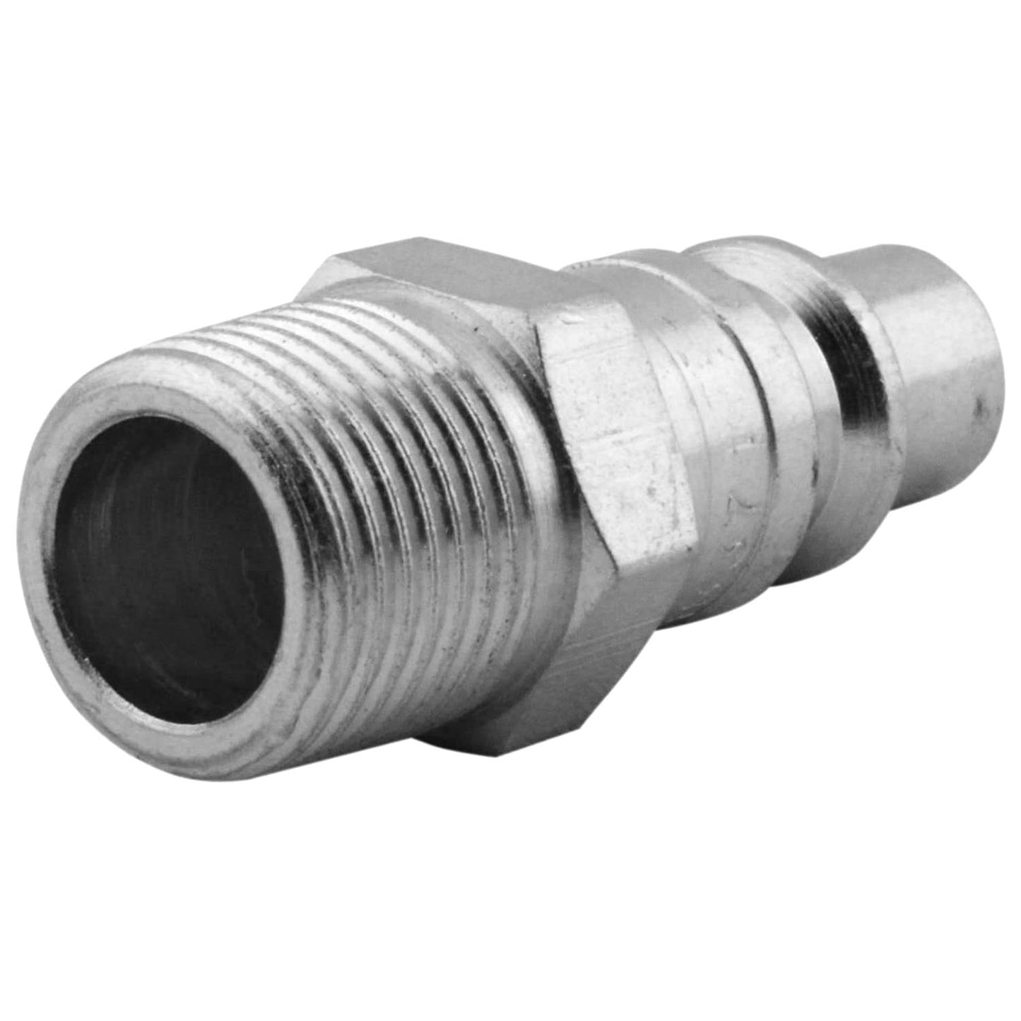 Milton H Style Plugs 3/8" Male NPT Steel Quick Release Plugs S-1837 Two Pack