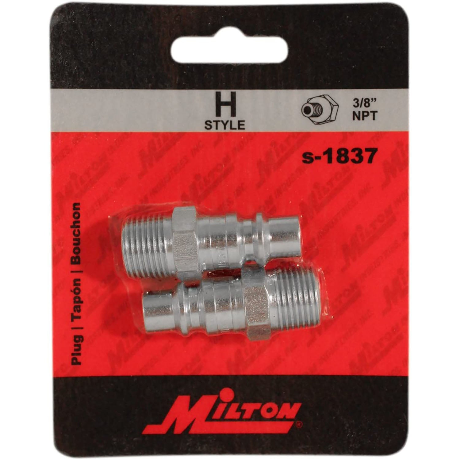 Milton H-Style Plug 3/8