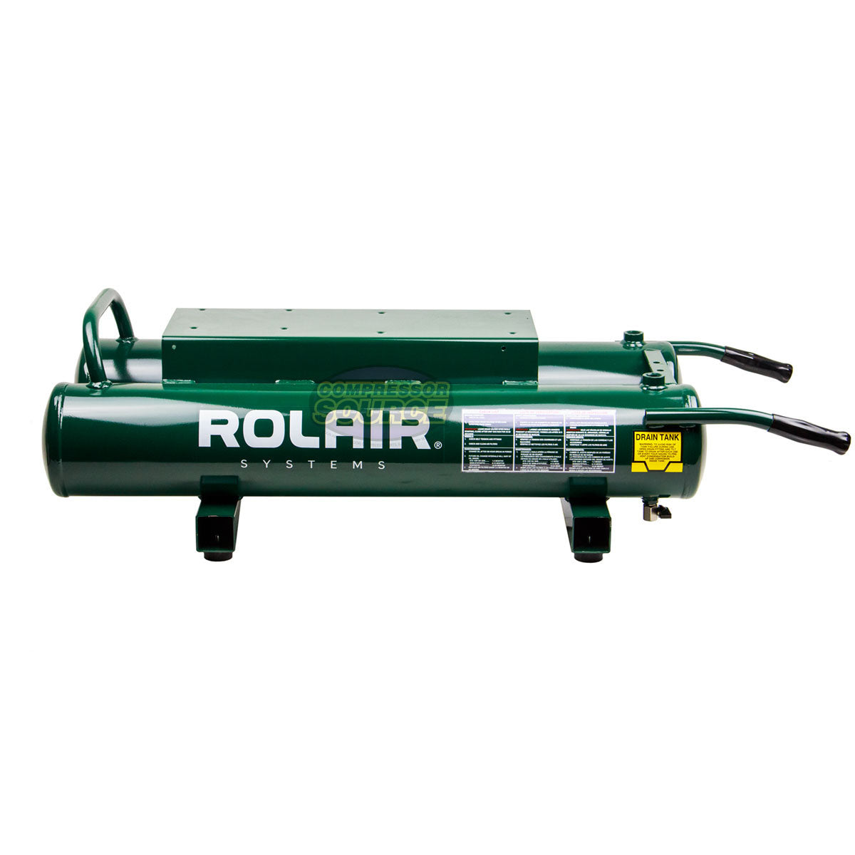 Rolair Replacement Air Tank 9 Gallon Double Tank Wheelbarrow Style 