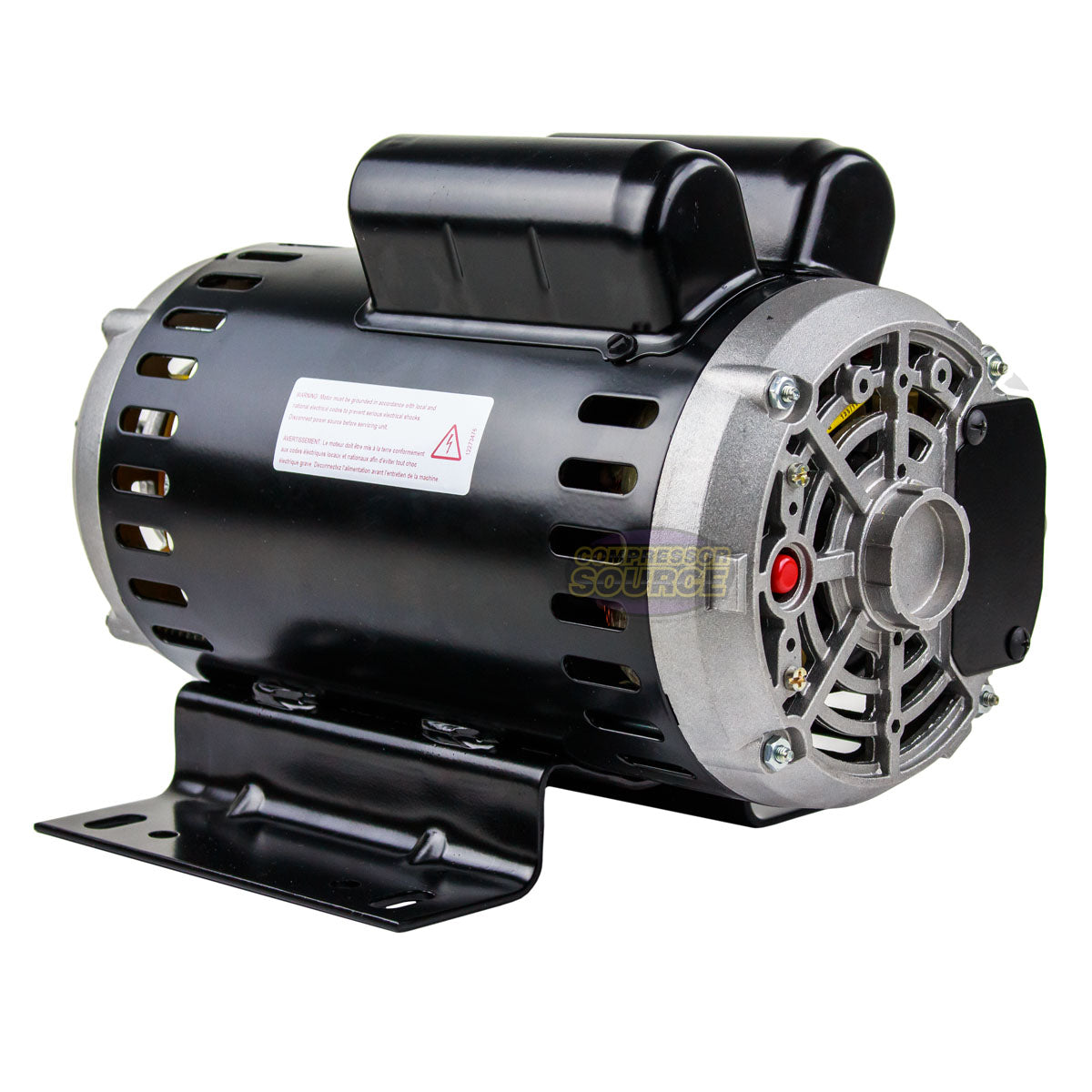 Weg 6.4 HP Single Phase Electric Heavy Duty Compressor Motor 56 Frame 240V 3450 RPM