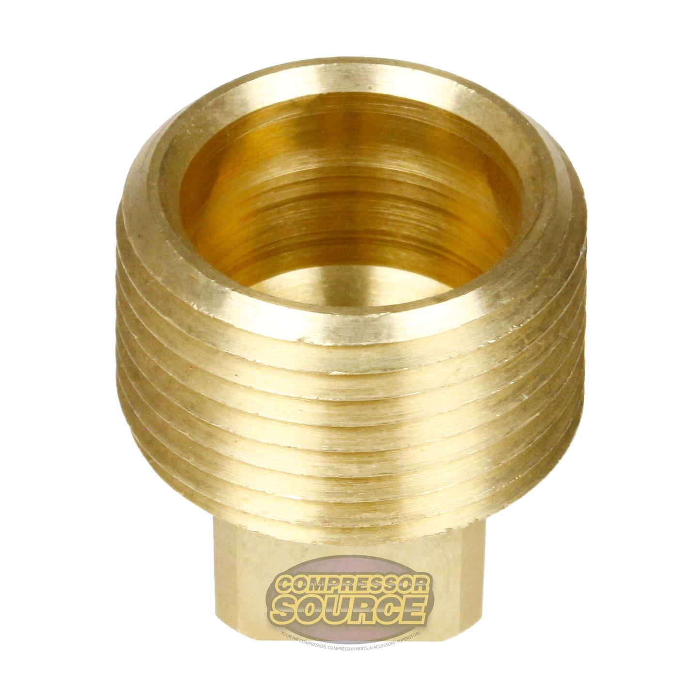 3/4" NPTF Barstock Square Head Plug Solid Brass Pipe Fitting End Cap Brand 109J