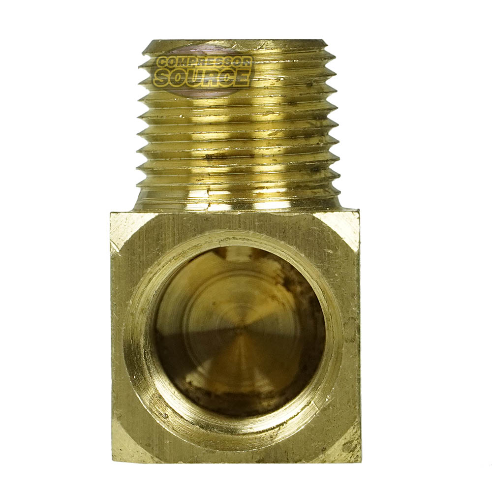 Street Elbow 90 Degree 3/8 Male NPT x 3/8 Female Brass Pipe Connecto –  compressor-source