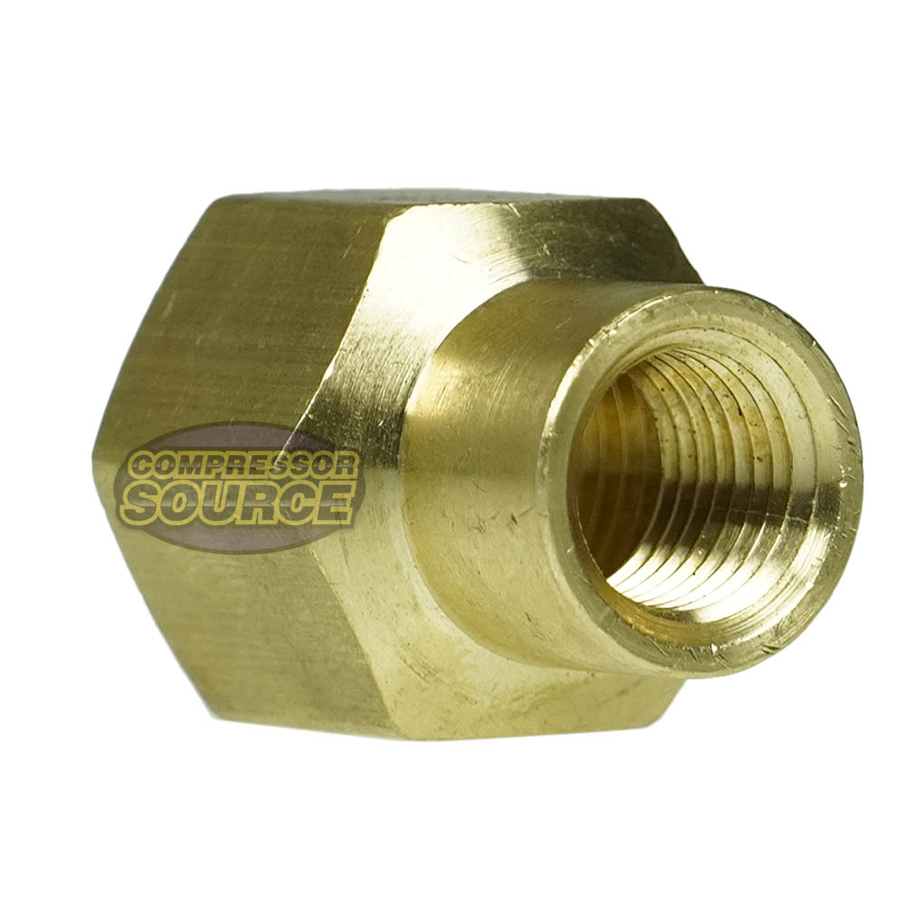 1/2" x 1/4" Yellow Brass Female to Female Coupling Reducer Pipe Fitting 119FC