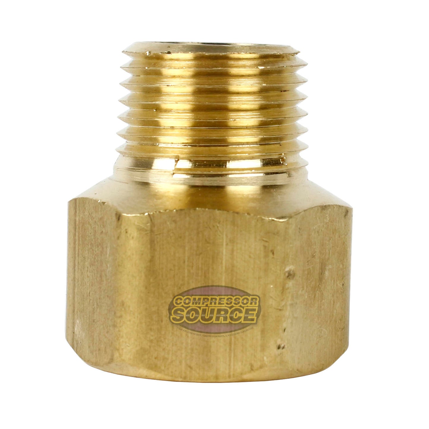 3/4" FNPT x 1/2" MNPT Solid Brass Reducing Pipe Fitting Adapter Connector 120RJF