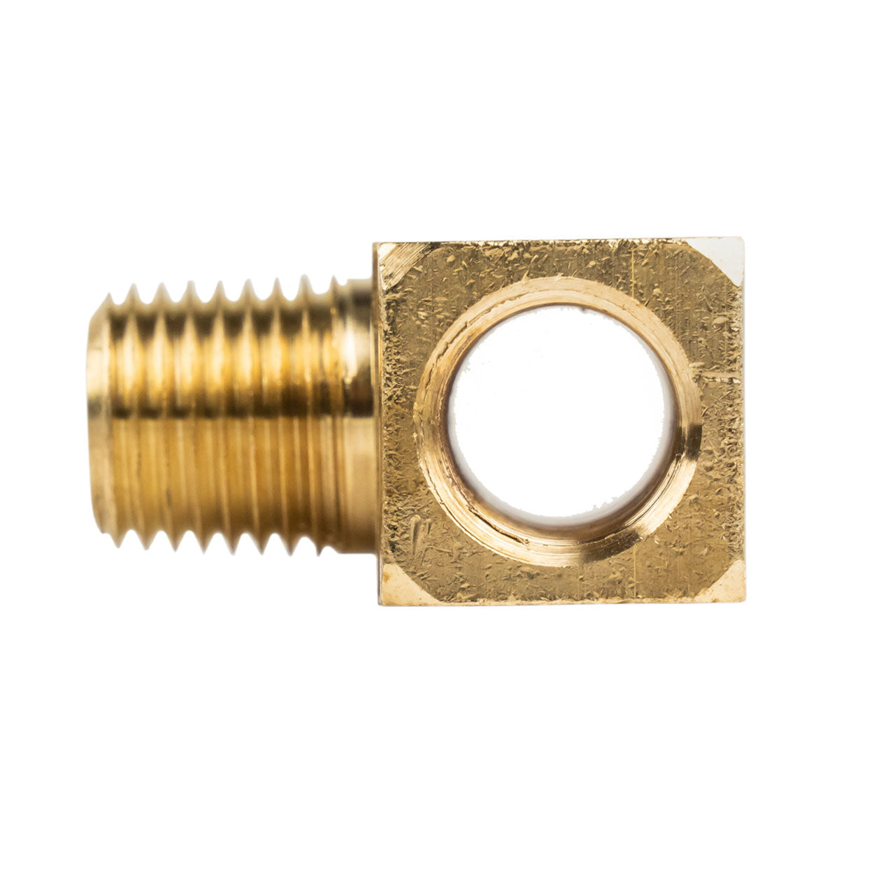 Male Branch Tee 1/4" Male NPT x 1/4" Female NPT Brass Union Tee Pipe Connector