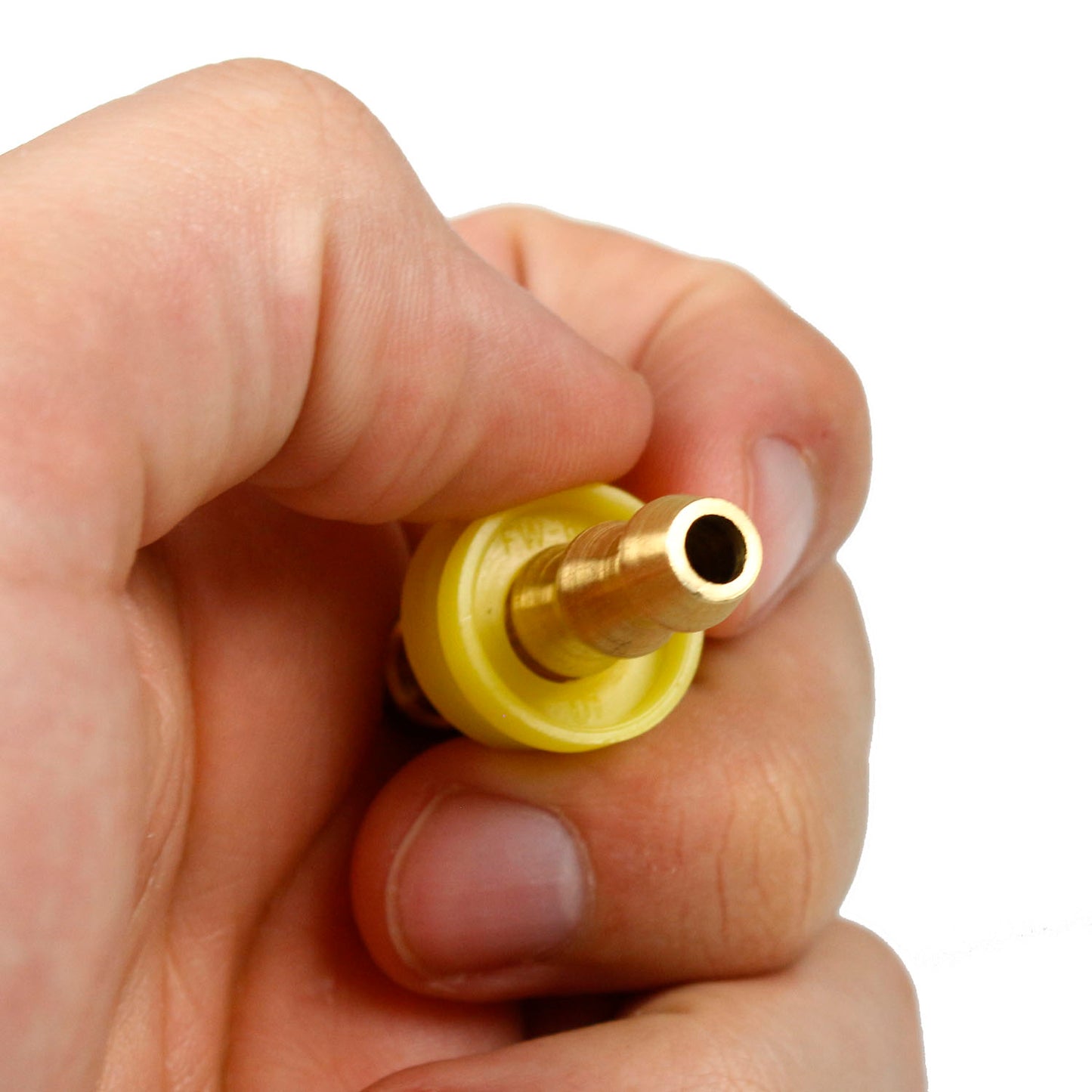 Brass Hose Barb Mender for 1/4" ID Hose Double Sided Fitting Milton USA Made