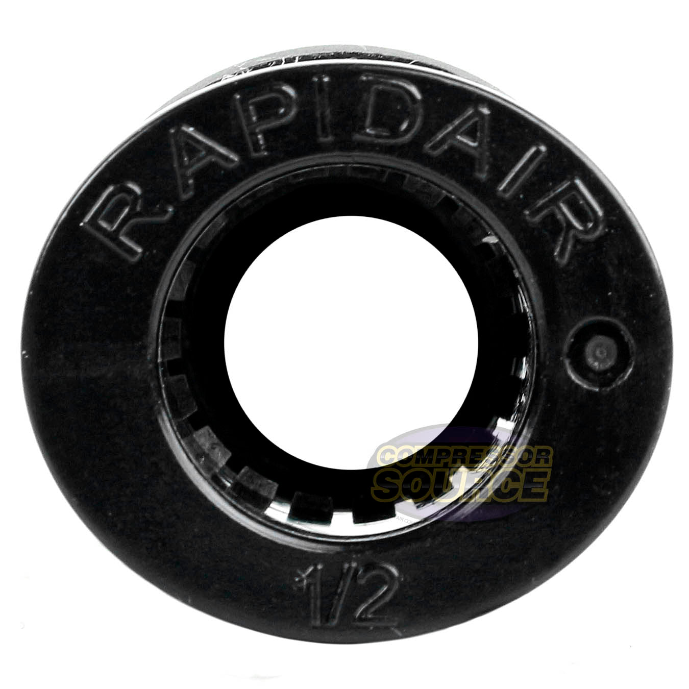 RapidAir Union Push Lock Fitting Rapid Air Tubing Piping Connector New # 50500