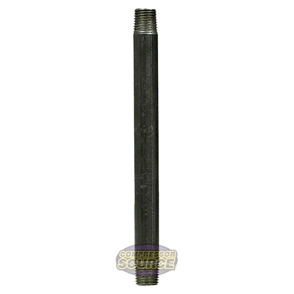 6-Inch Long 1/4-Inch Male NPT Steel Nipple Pipe All Black Durable Desi –  compressor-source