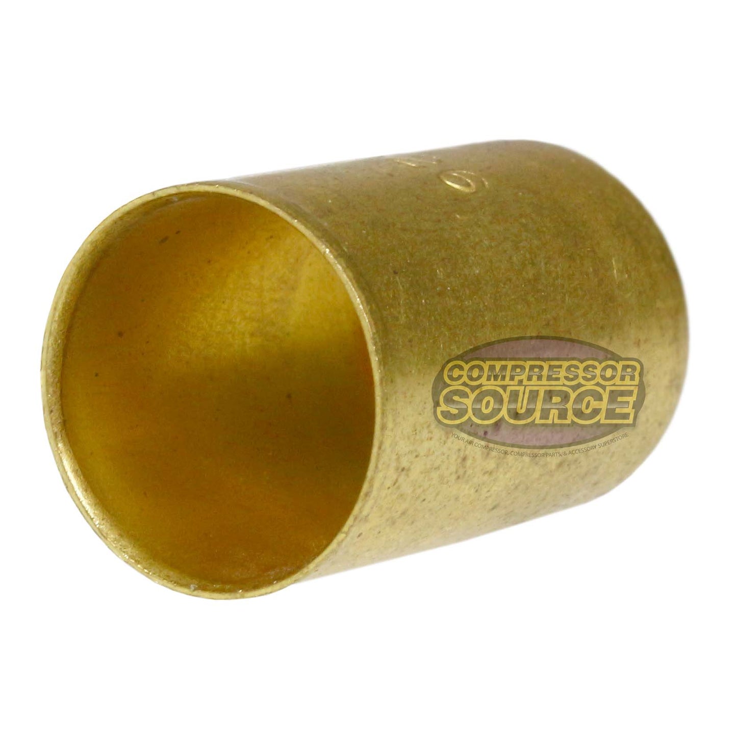 2 Pack Brass Ferrule 5/8" Inner Diameter 7/16" Pierce Smooth Crimp Hose Fitting